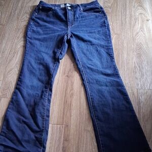 No Boundaries Blue Flare Wide Leg Denim